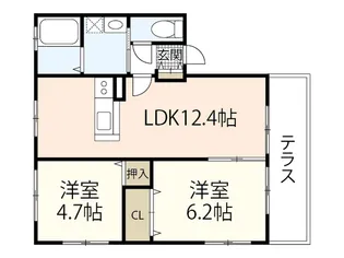 さくらハイム【2階】の間取り