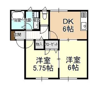 ラフォルテ国衙【1階】の間取り