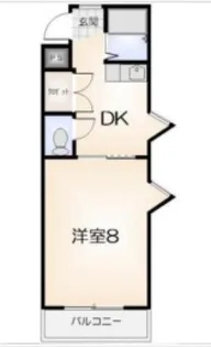 ヴェルメゾンツイン A【3階】の間取り