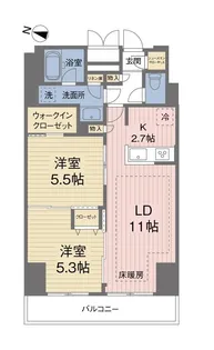 ACOLT中野富士見町【8階】の間取り