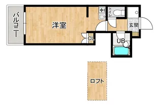 OAK VILLA室見14th【4階】の間取り