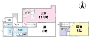 メゾン・ド・リュミエール【1階】の間取り