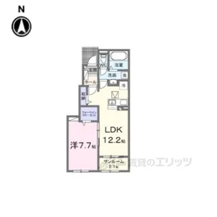 モデルヌアンジュ【1階】の間取り