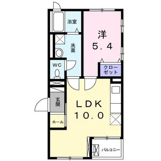プライムヒル哲学堂【1階】の間取り