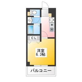 シャトーシエラ【1階】の間取り