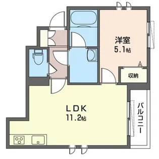 サンパティークII【1階】の間取り