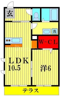 Moderno【2階】の間取り