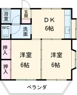 コーポVTI【1階】の間取り