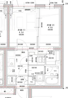 ラヴィエール荏原中延【4階】の間取り