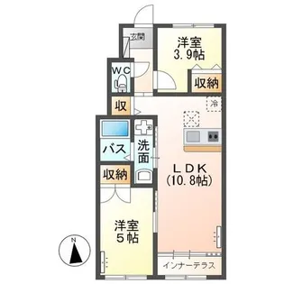 IXIA(イクシア)【1階】の間取り