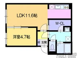 仮)フォルトゥーナ元町駅前【2階】の間取り