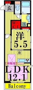 Brilliant Bloom【2階】の間取り