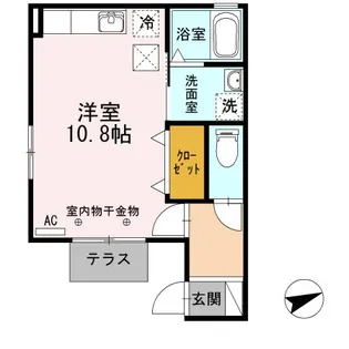 リバーガーデン壱番【1階】の間取り