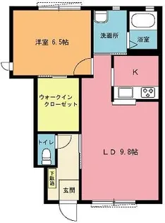 クオリティーハイムI【1階】の間取り
