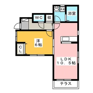 GARDEN HILLS 上鷺宮【1階】の間取り