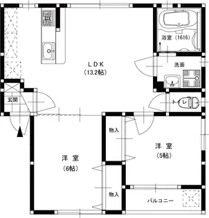 REVE早岐【1階】の間取り