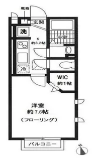 リリーレフア【1階】の間取り