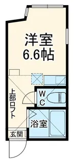 ユナイト野川ブリュッセル【1階】の間取り