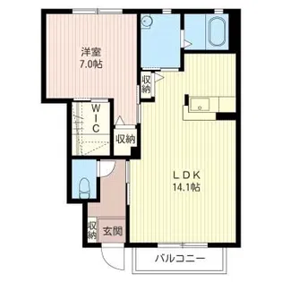 ミキホーム B【1階】の間取り