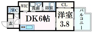 MOKA eSTA(モカエスタ)【2階】の間取り