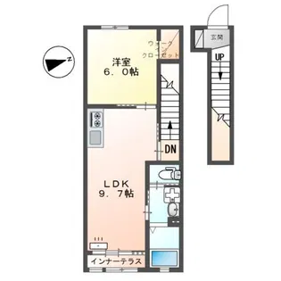 メイプル【2階】の間取り