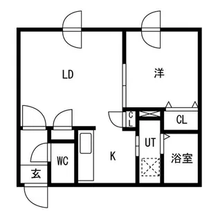 DAITO residence 中央区役所前【2階】の間取り
