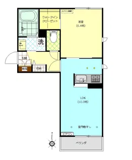 SHMパレスハイブリッヂ【1階】の間取り