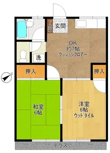 ヴィラ関谷【1階】の間取り