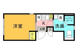 レイアス神田神保町【4階】の間取り