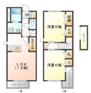 三重県鈴鹿市末広北2【一戸建】の間取り