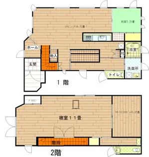 群馬県太田市金山町【一戸建】の間取り