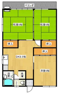 コーポはまぎく II【2階】の間取り