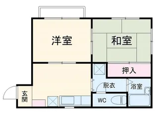 デュアル2番館【1階】の間取り
