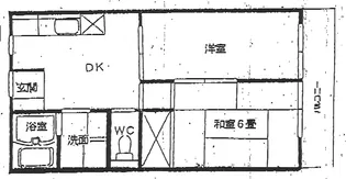 コーポ大勝【2階】の間取り
