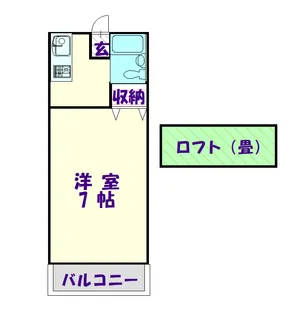 セレソローサC【1階】の間取り