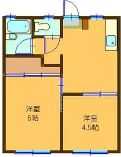 U-ONE【2階】の間取り