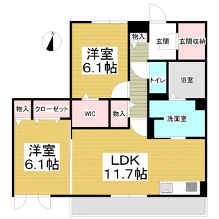 CREARTH(クリアース)【2階】の間取り
