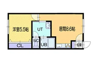 メゾンドYM【1階】の間取り