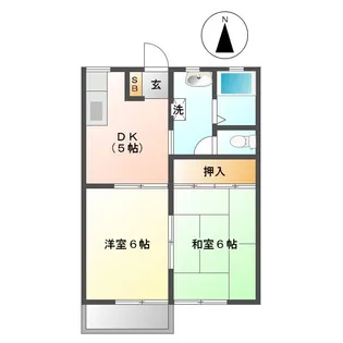サンシティー【2階】の間取り