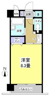 ブライティ助信【3階】の間取り