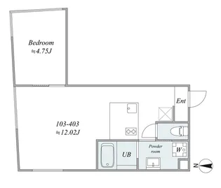 trias111【1階】の間取り