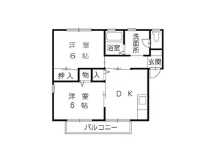 サンビレッジ【1階】の間取り