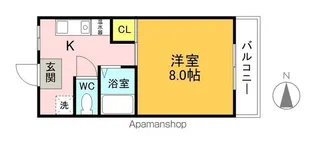 サンシティ杉山III【3階】の間取り