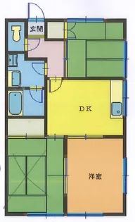コーポ森【2階】の間取り
