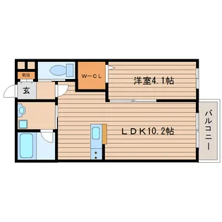 渡幸ベルメゾンD&C V【1階】の間取り