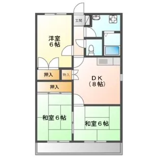 モーント・メーン【3階】の間取り