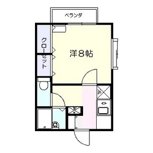 新潟県長岡市下柳3【アパート】の間取り