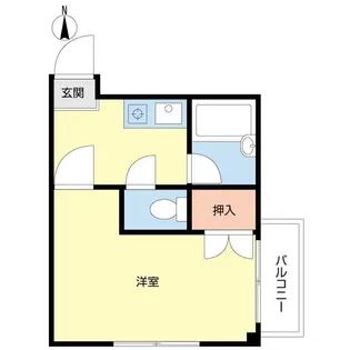 佃コーポII【2階】の間取り