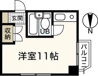 サニーベル住吉【4階】の間取り