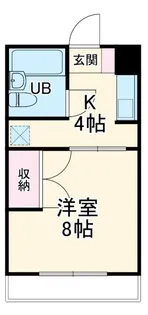 ブルースカイ【1階】の間取り